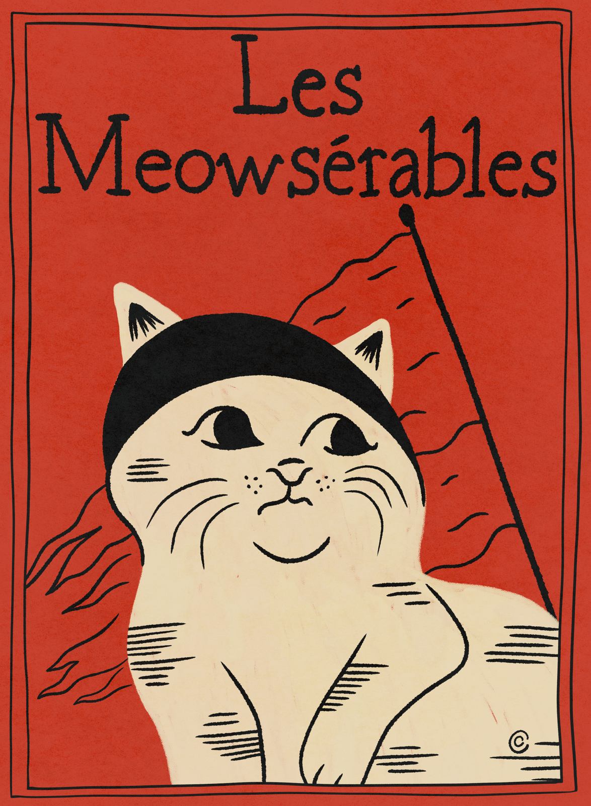 Poster - Les Meowsérables