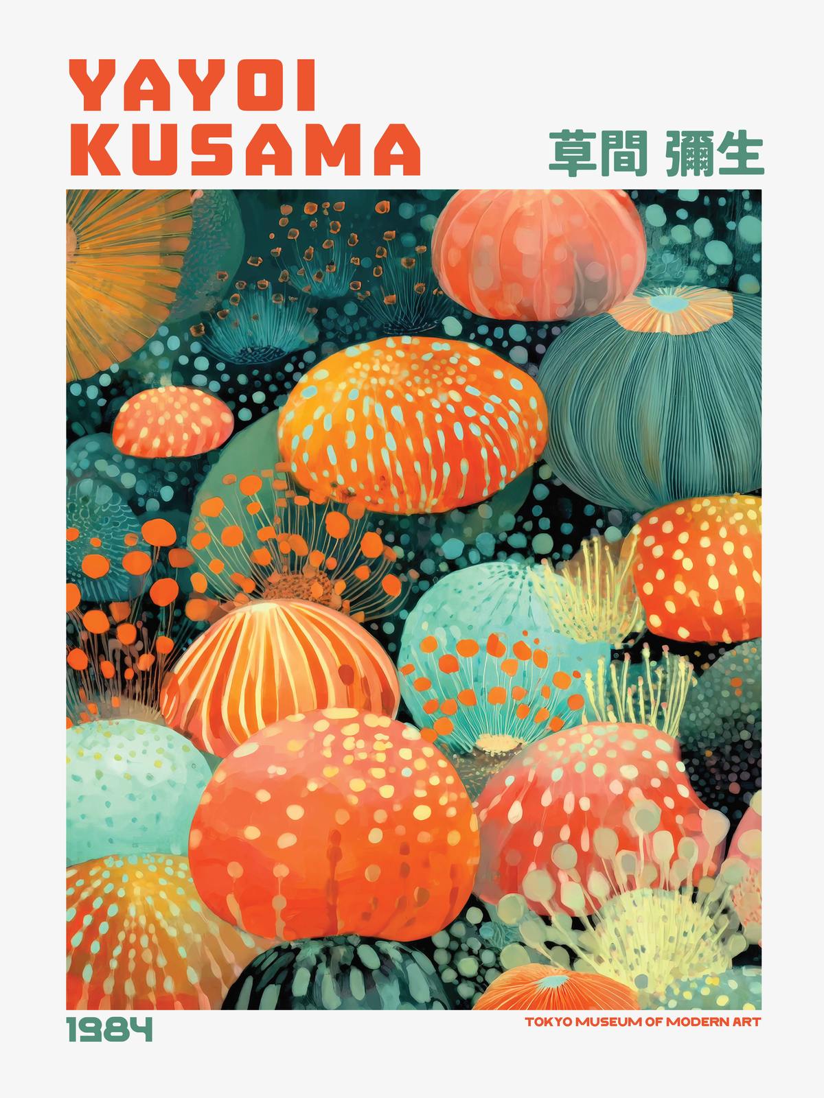 Poster - Yayoi Kusama Art 1984