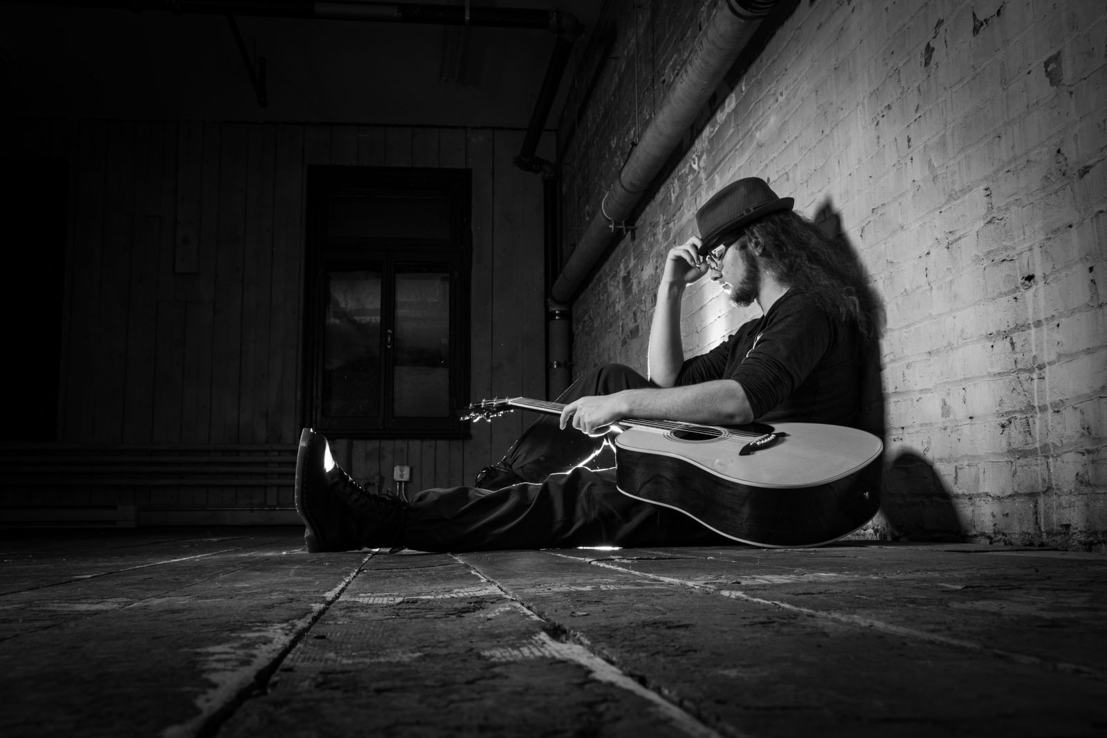 Poster - Acoustic Guitar Reflection