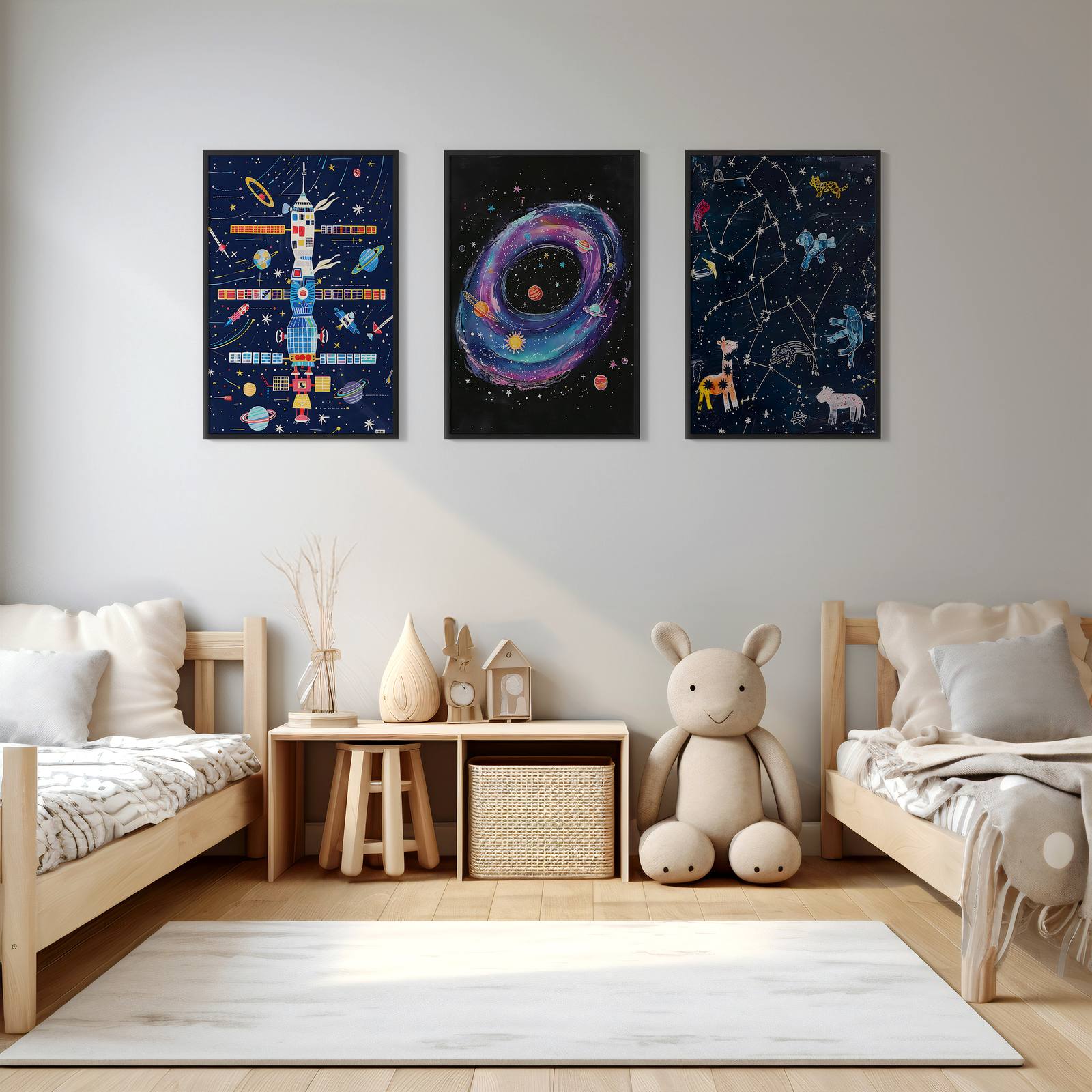 Poster - Cosmic Exploration / Set of 3