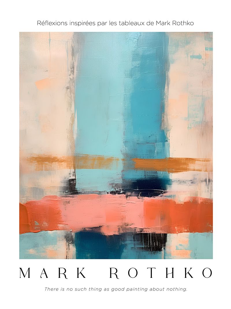 Poster - Mark Rothko Inspired Reflection