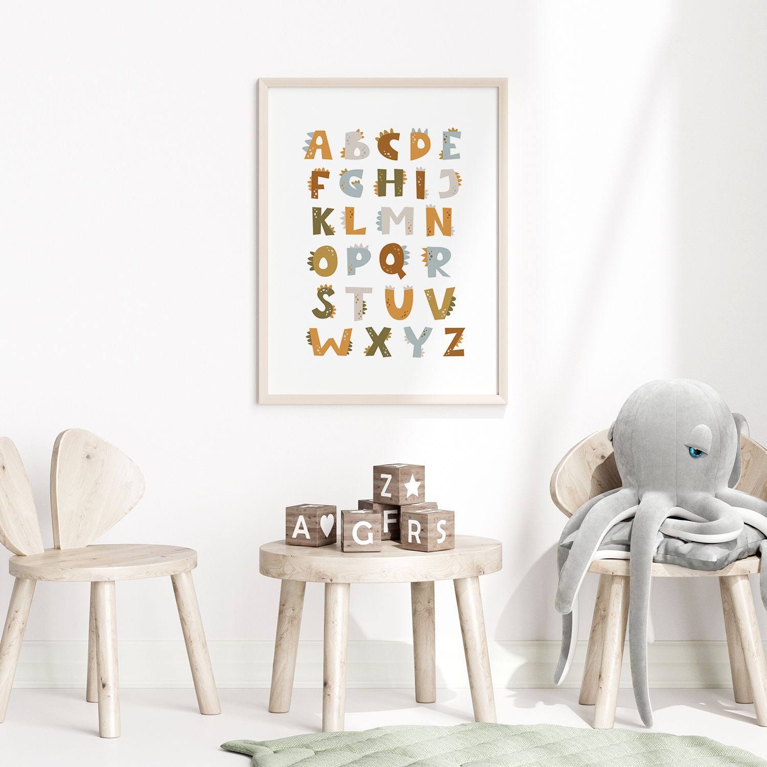 Poster - Alphabet Dinosaur