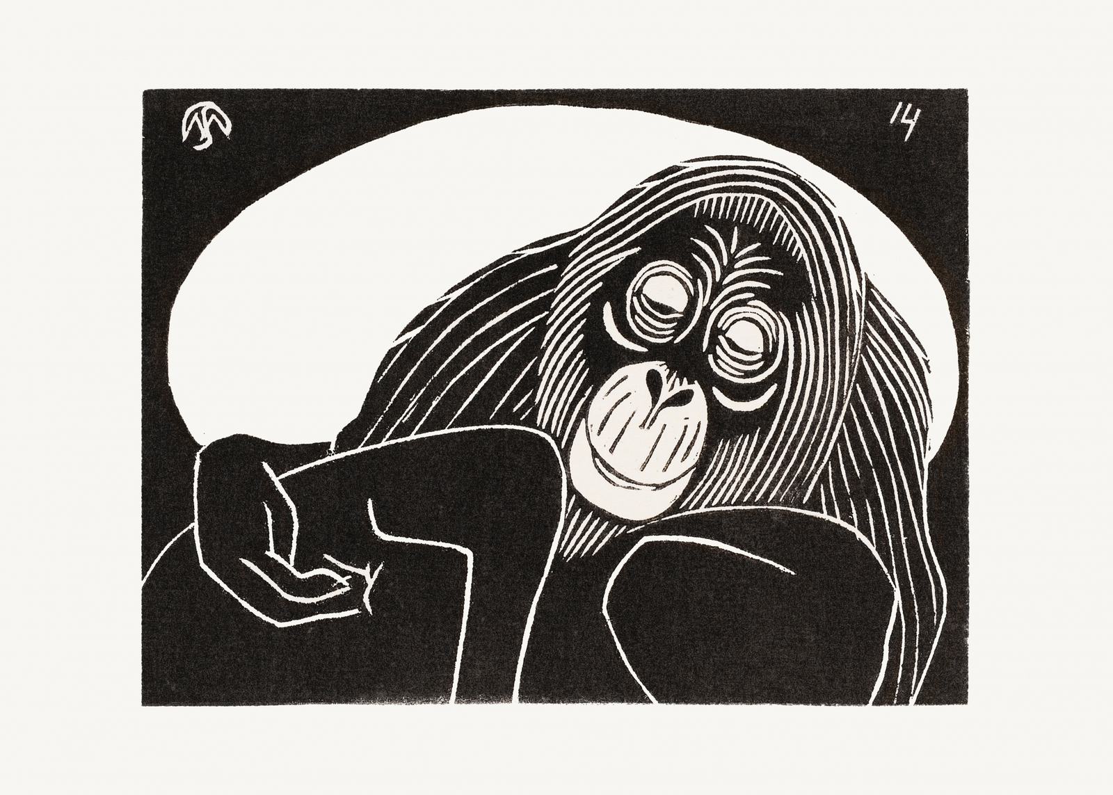 Poster - Grotesque Ape