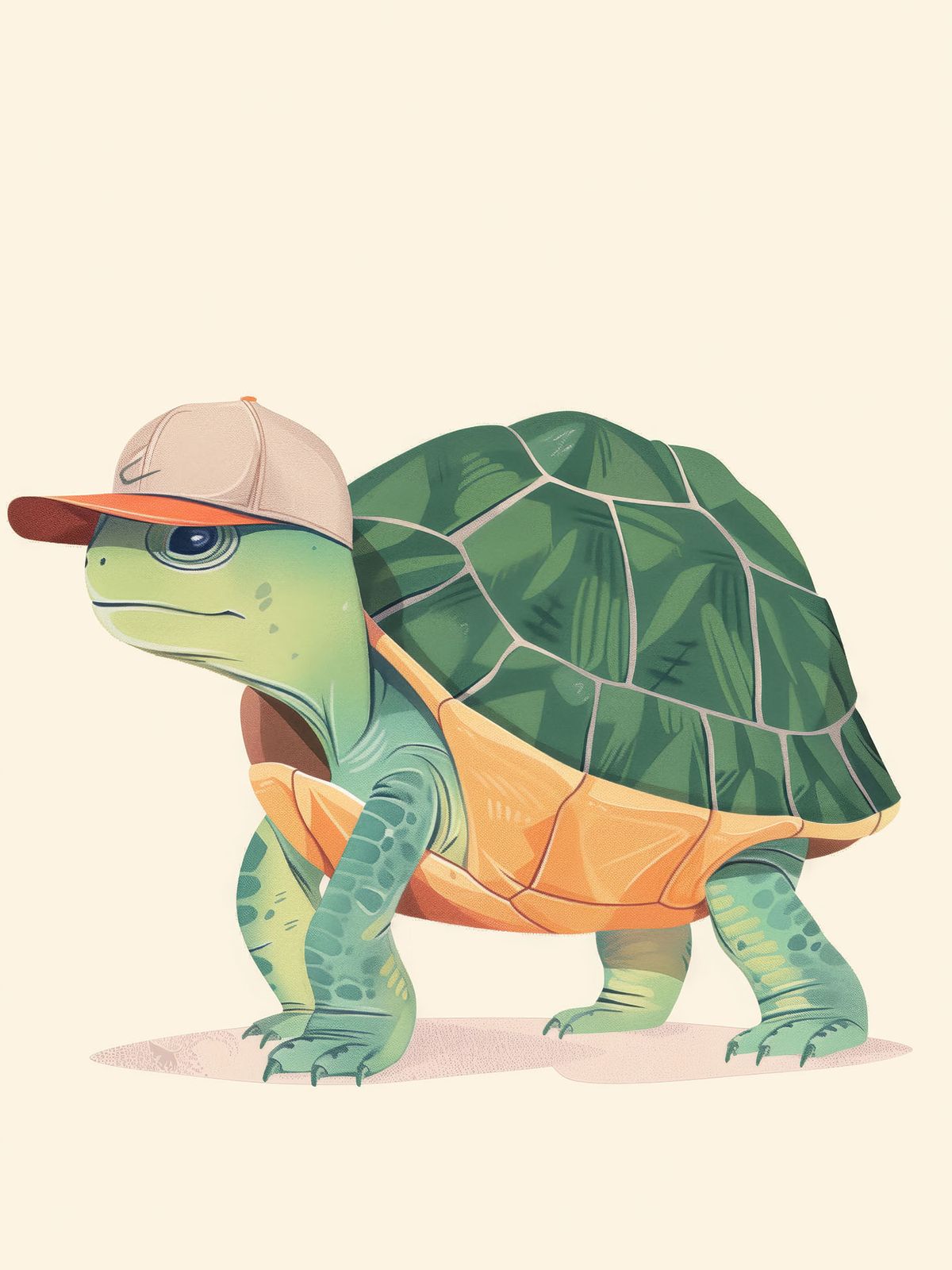 Poster - Turtle with Hat