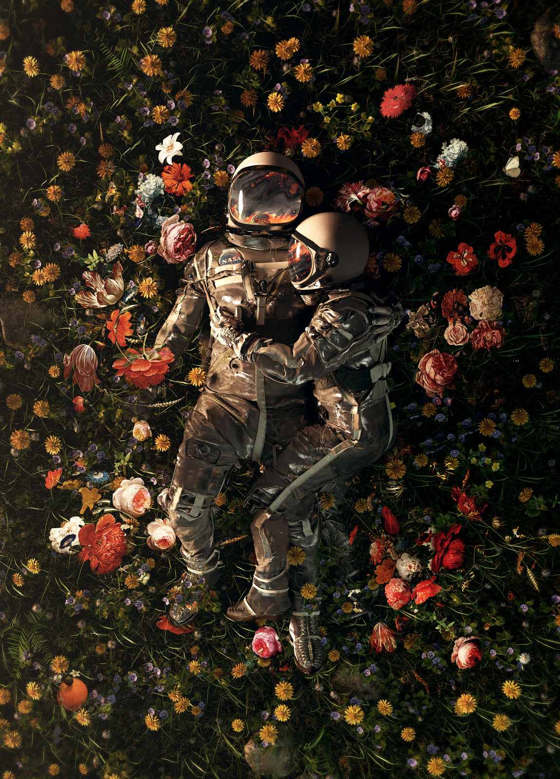Poster - Astronauts in Bloom