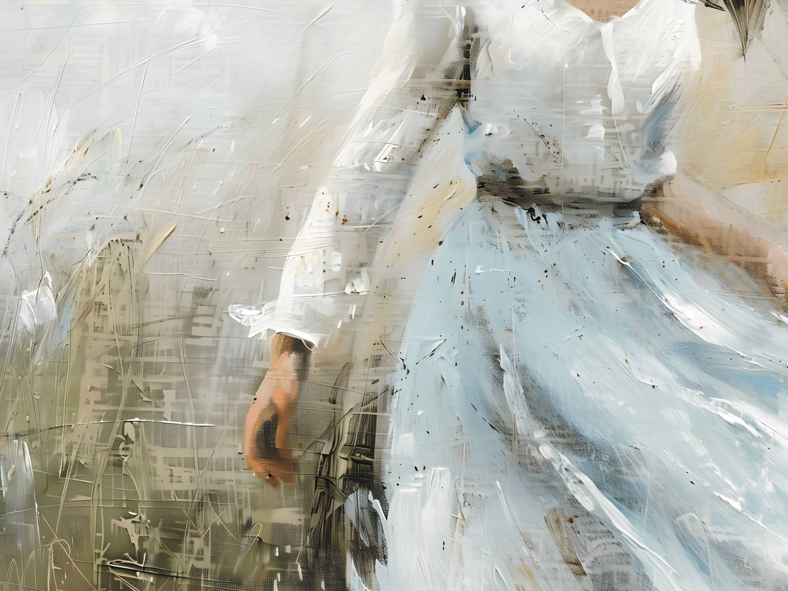 Poster - Woman in Blue Dress