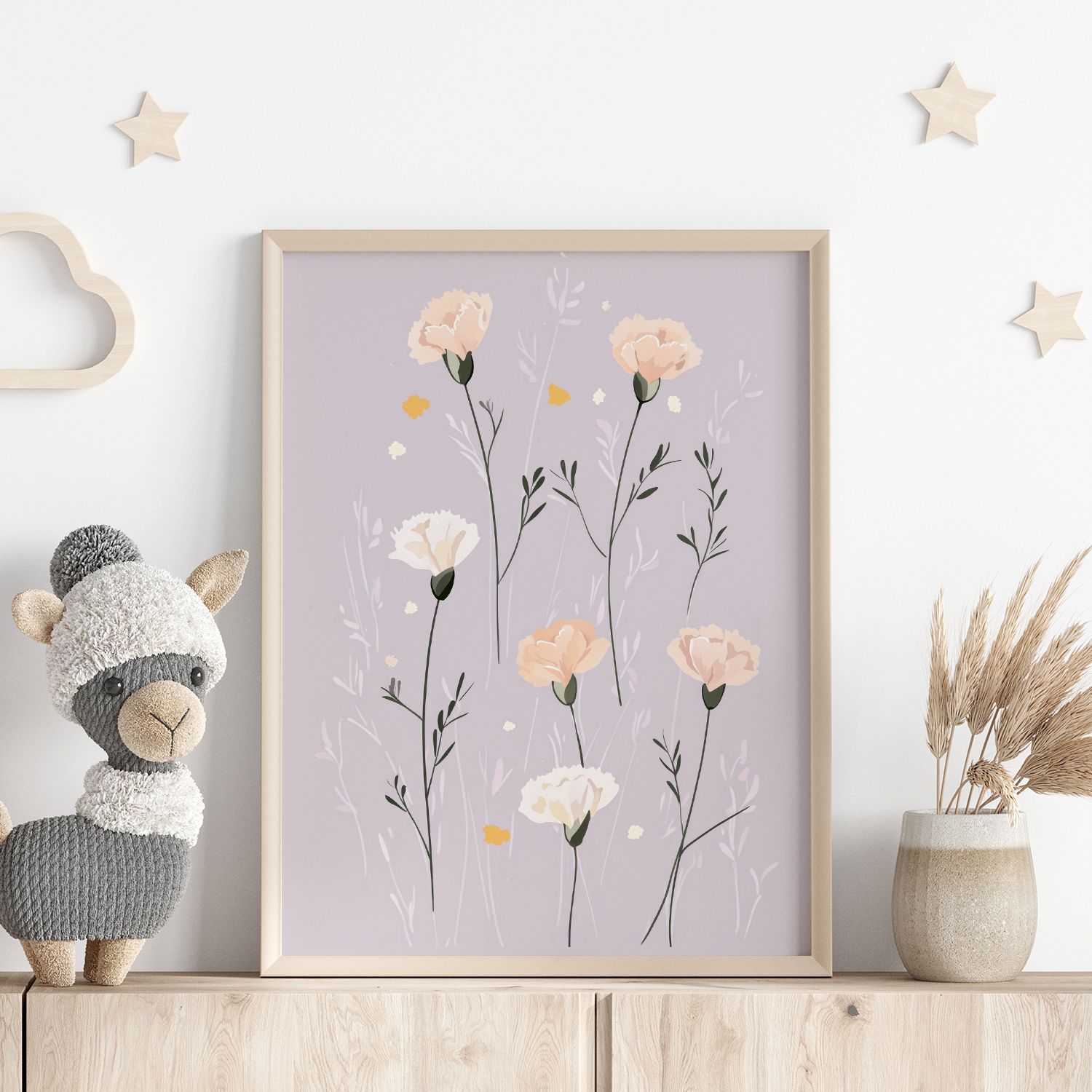 Poster - Soft Floral Illustration