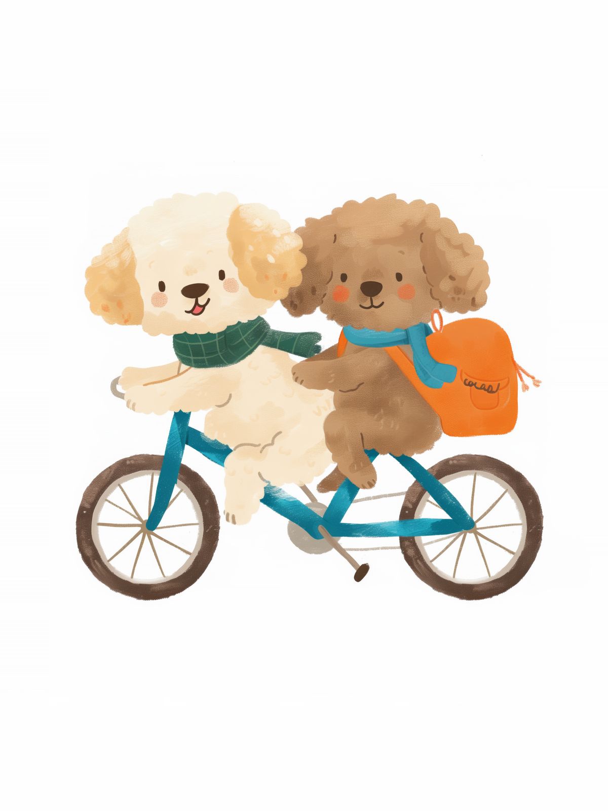 Poster - Doggy Bicycle Adventure