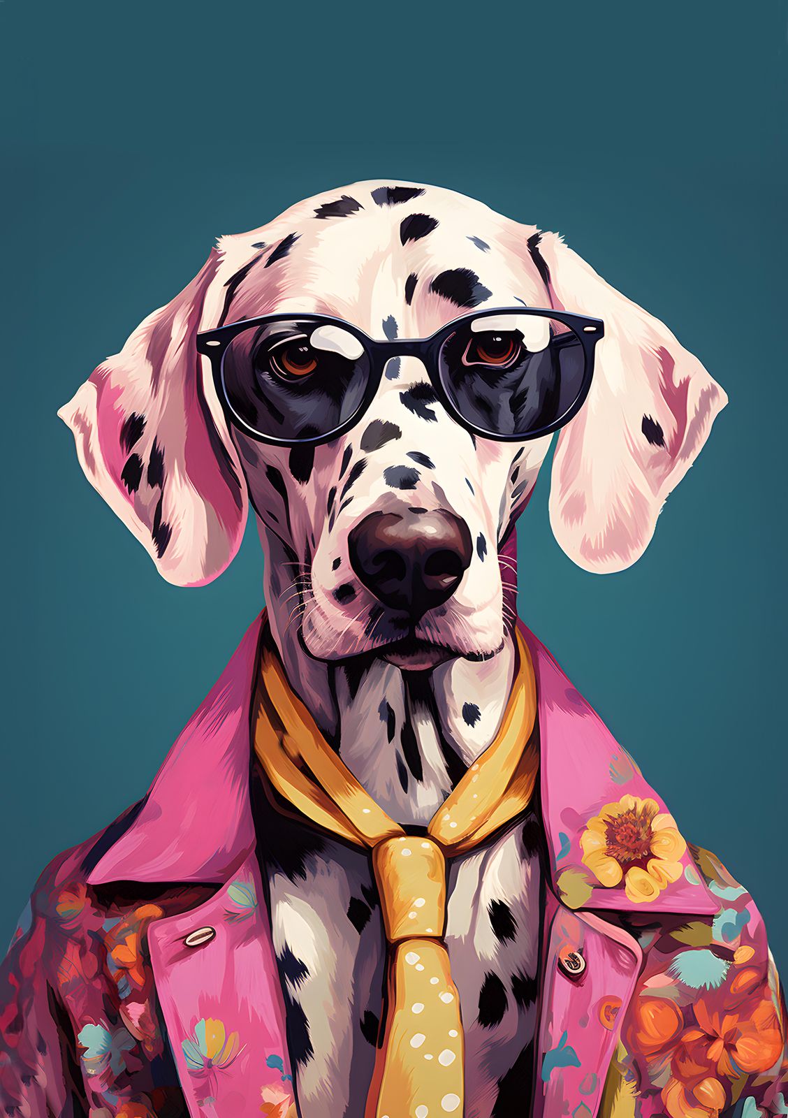 Poster - Dalmatian in Style