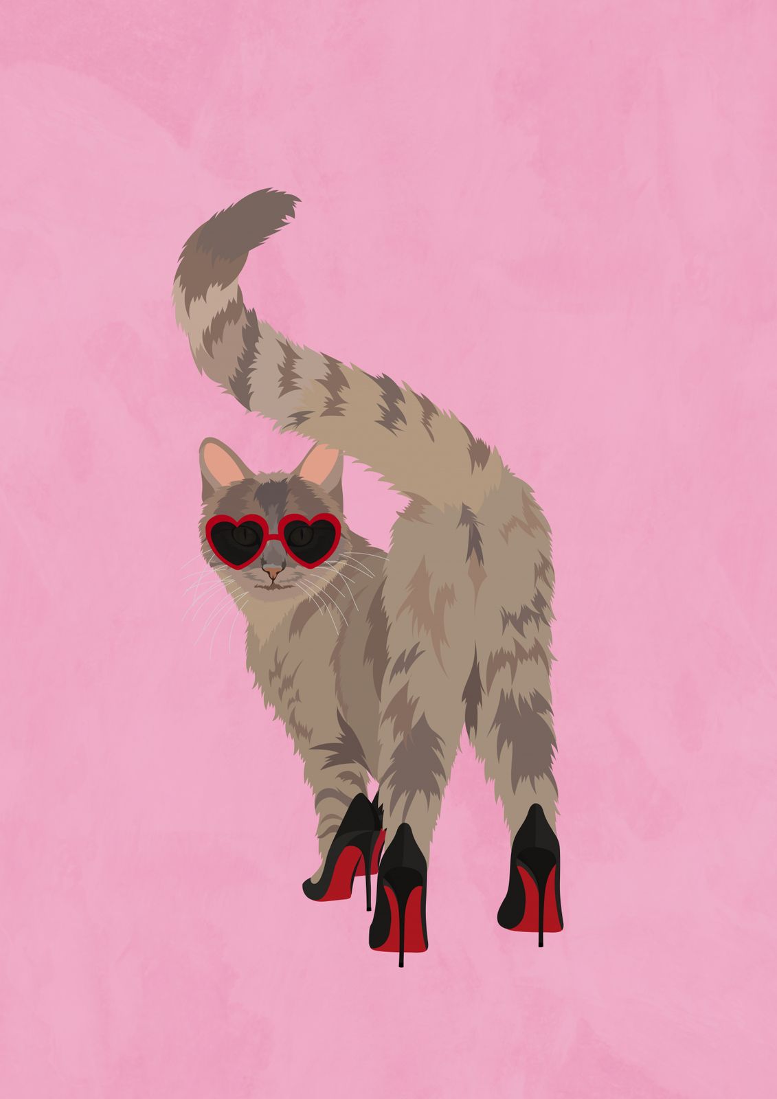 Poster - Cat with Sunglasses