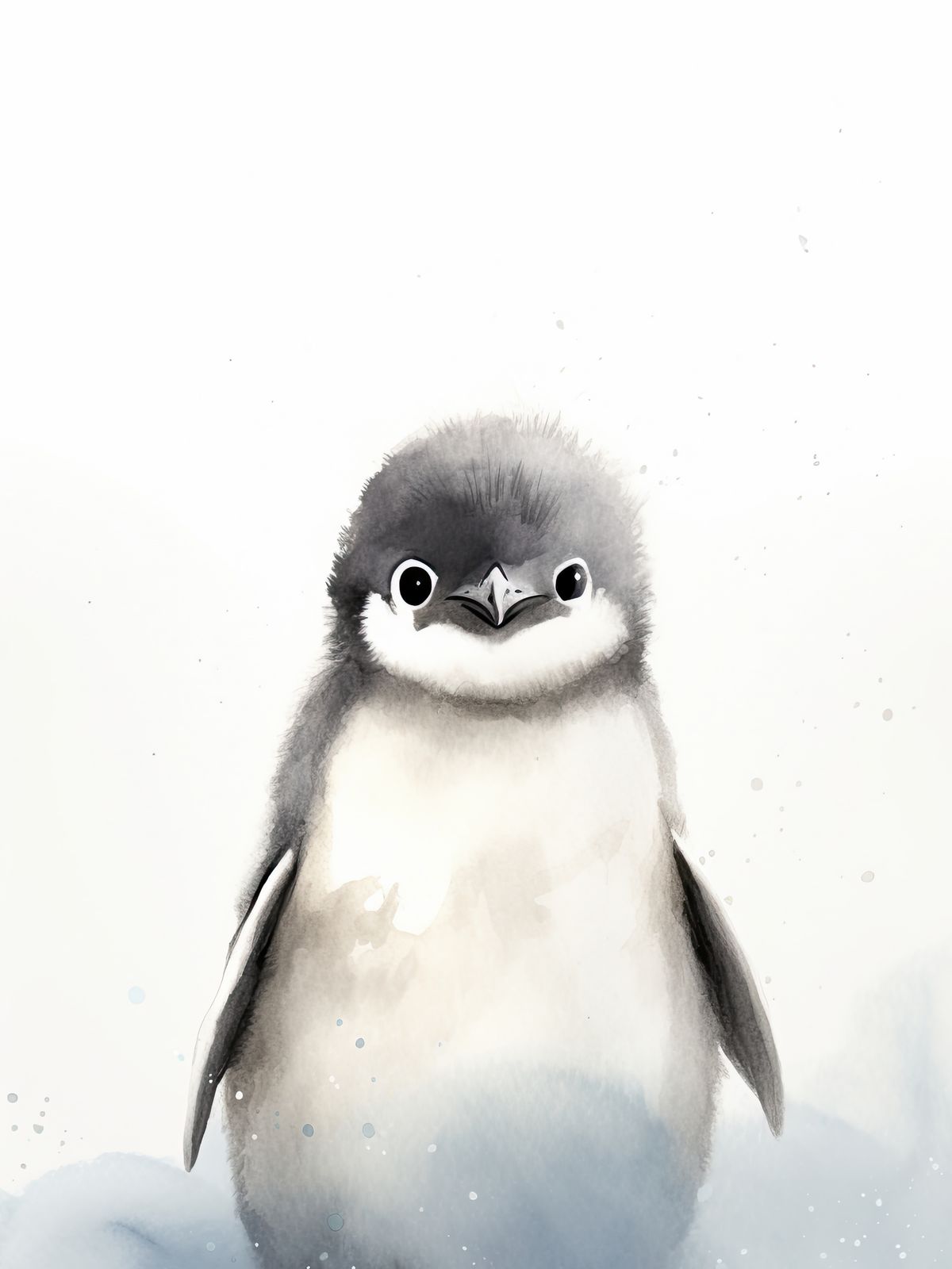 Poster - Penguin Watercolor