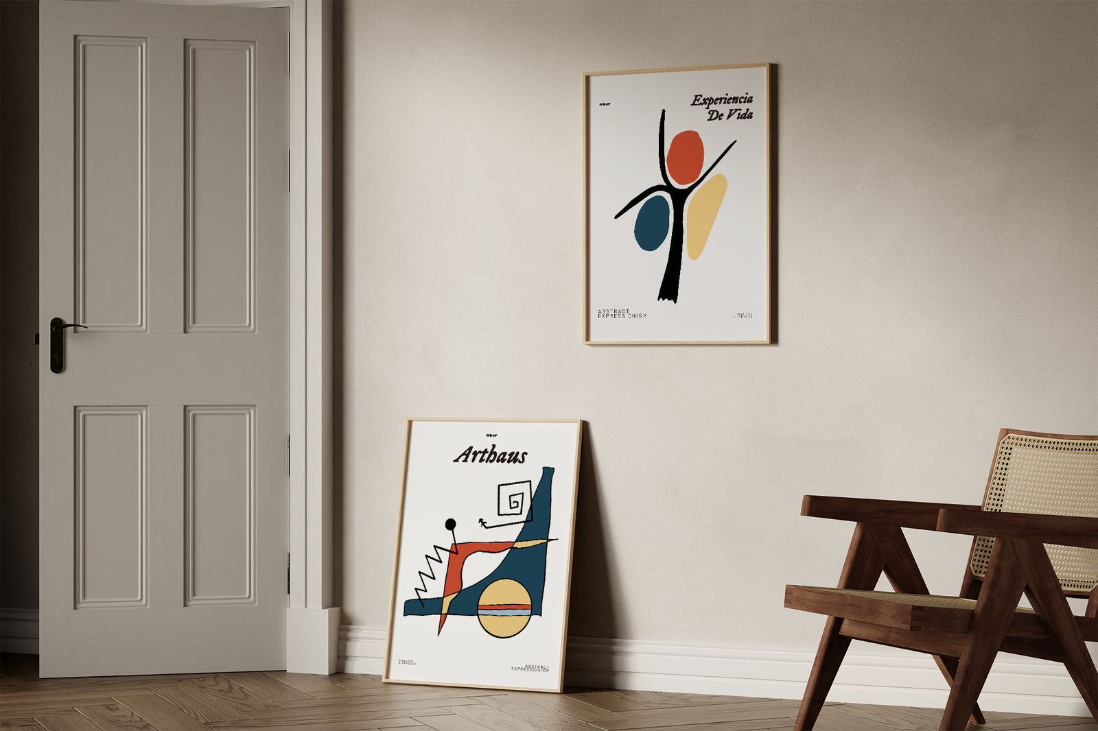Poster - Abstract Expressionism Set of 2