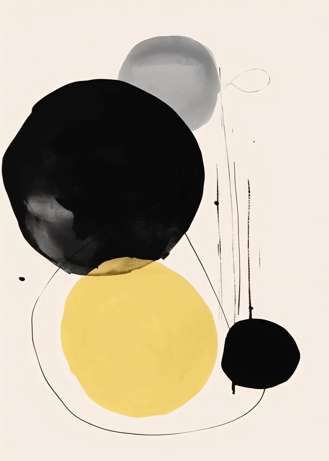 Poster - Abstract Circles