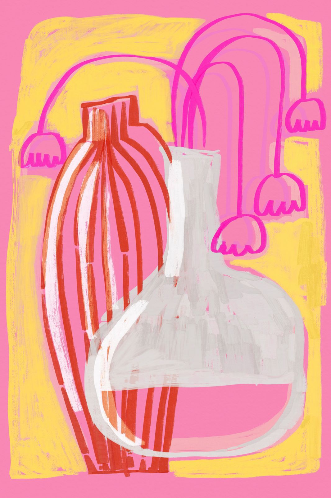Poster - Abstract Vase Art