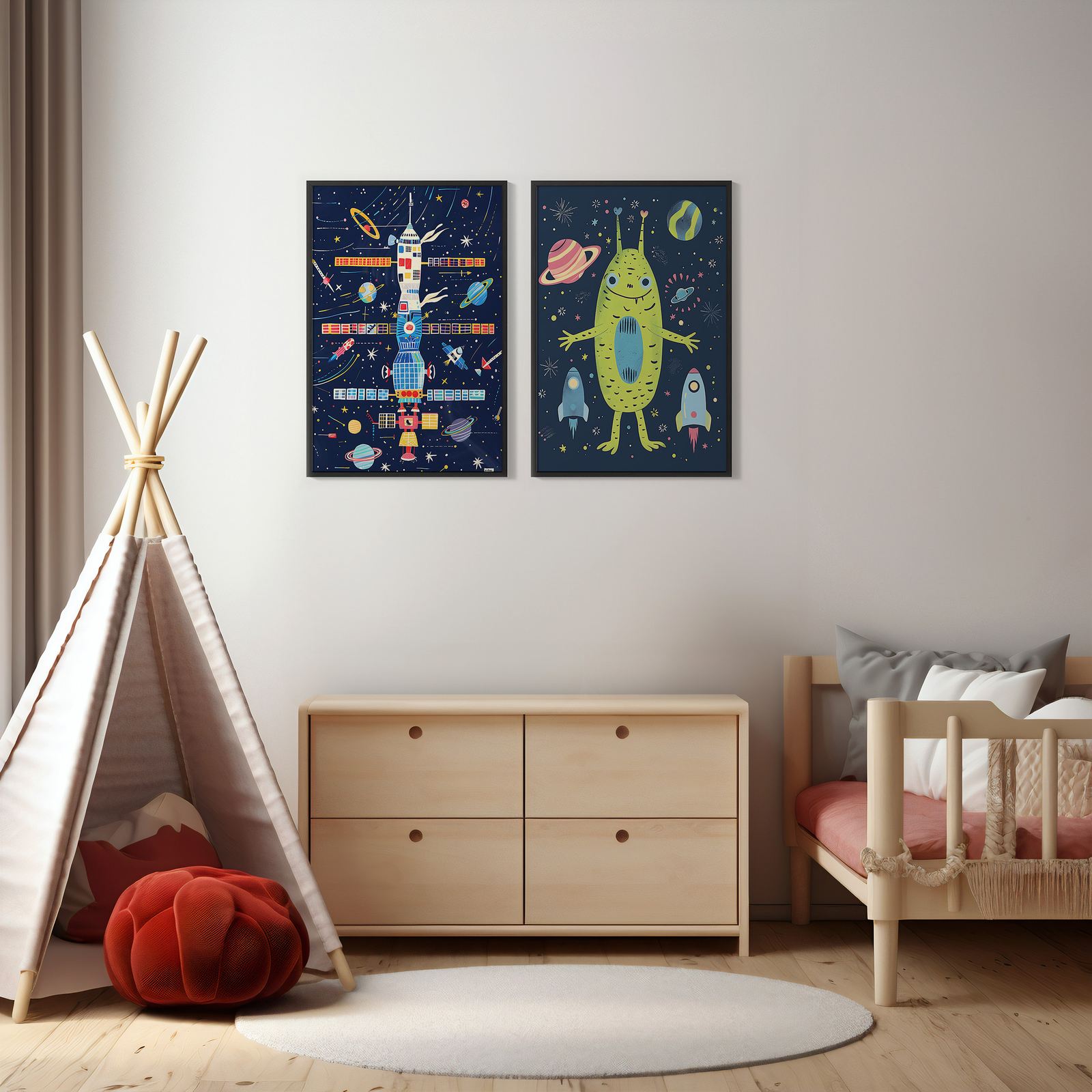 Poster - Galactic Adventures / Set of 2