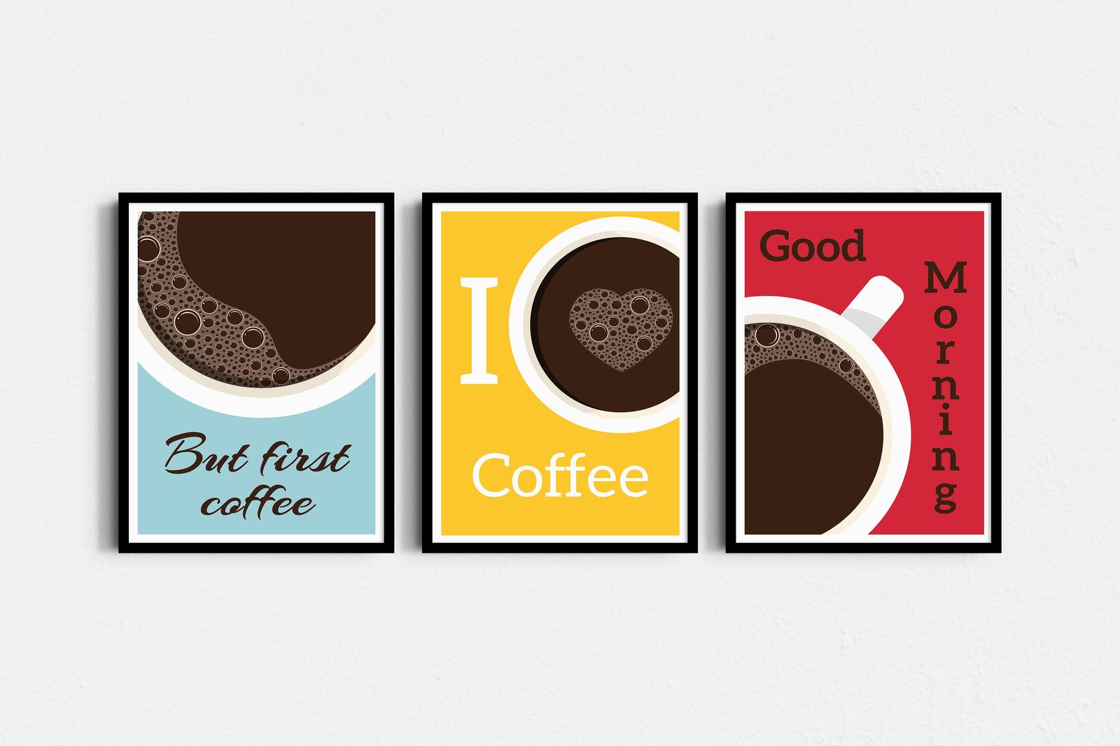 Poster - Coffee Morning Trio / Set of 3