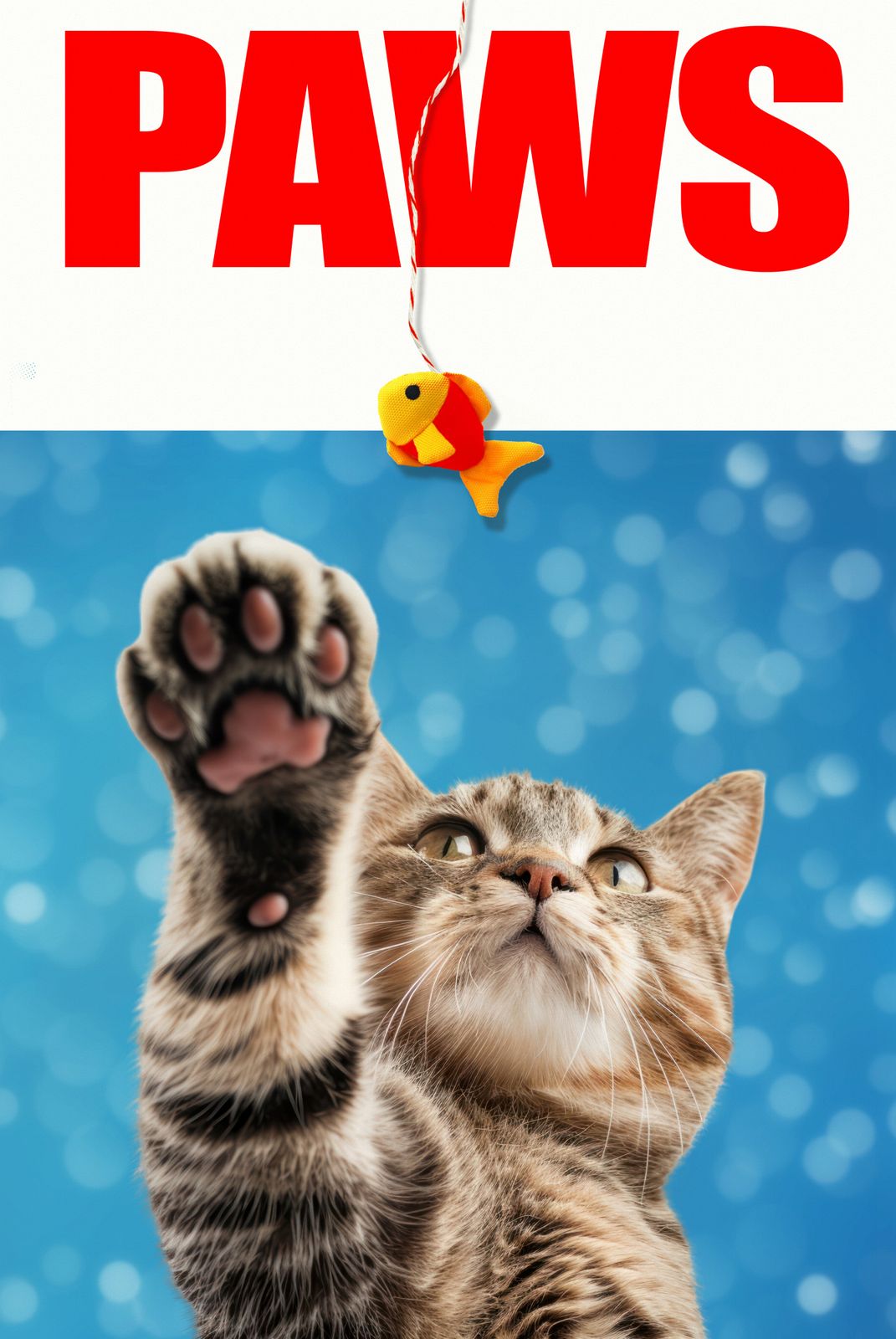 Poster - Paws Cat Art