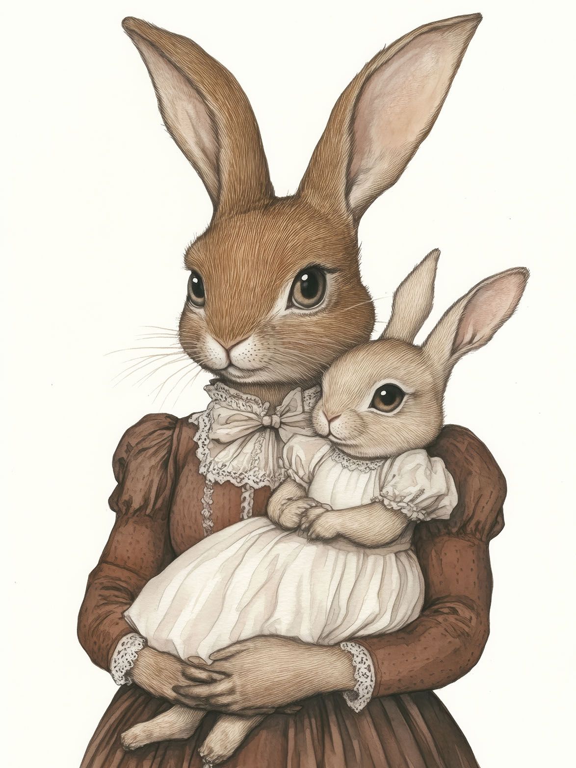 Poster - Rabbit Family Portrait