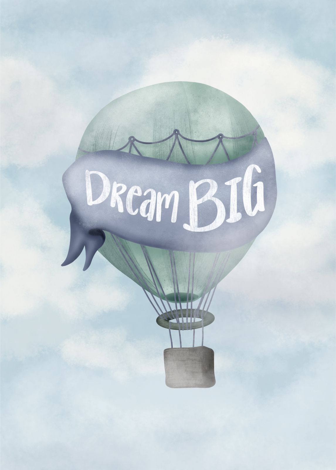 Poster - Dream Big Balloon