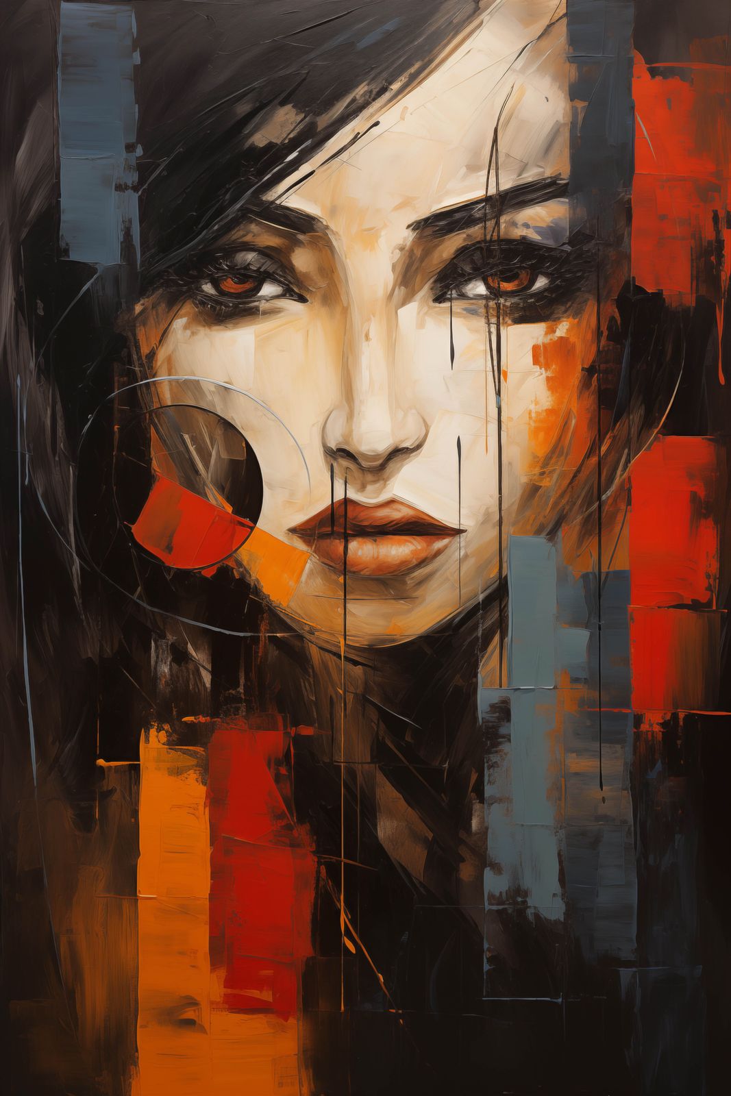 Poster - Abstract Art Portrait