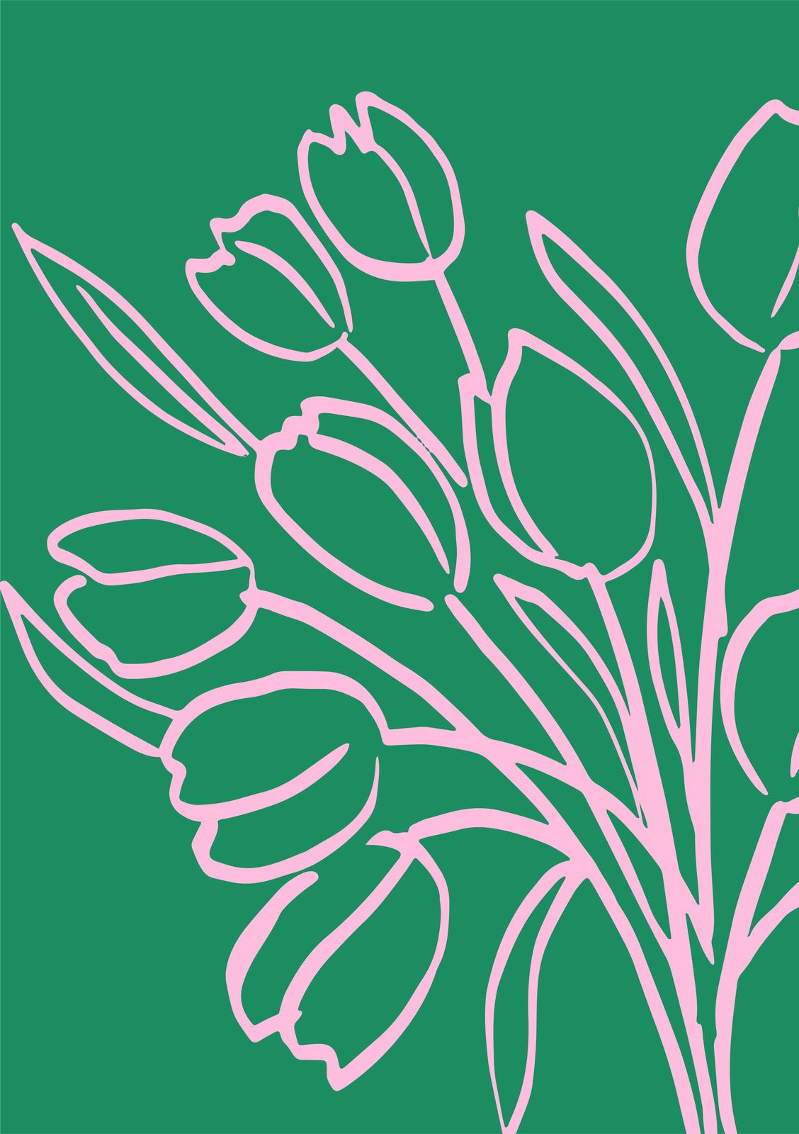 Poster - Tulip Sketch