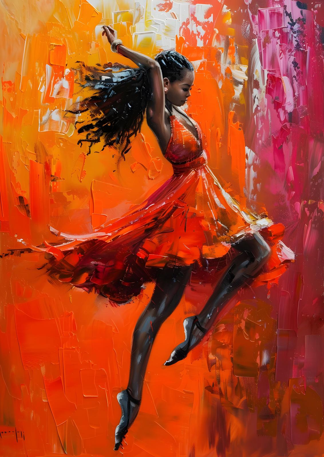 Poster - Dancing Ballerina