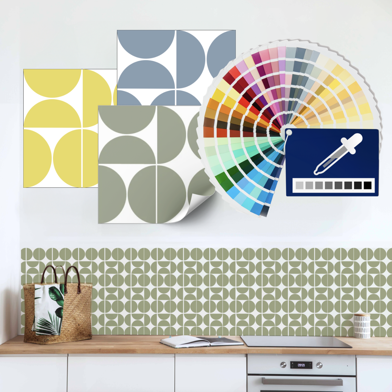 Circle Pattern / Choose your own colour / 24 pcs