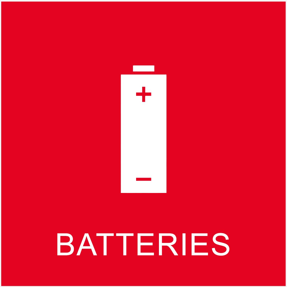 Sticker - Batteries