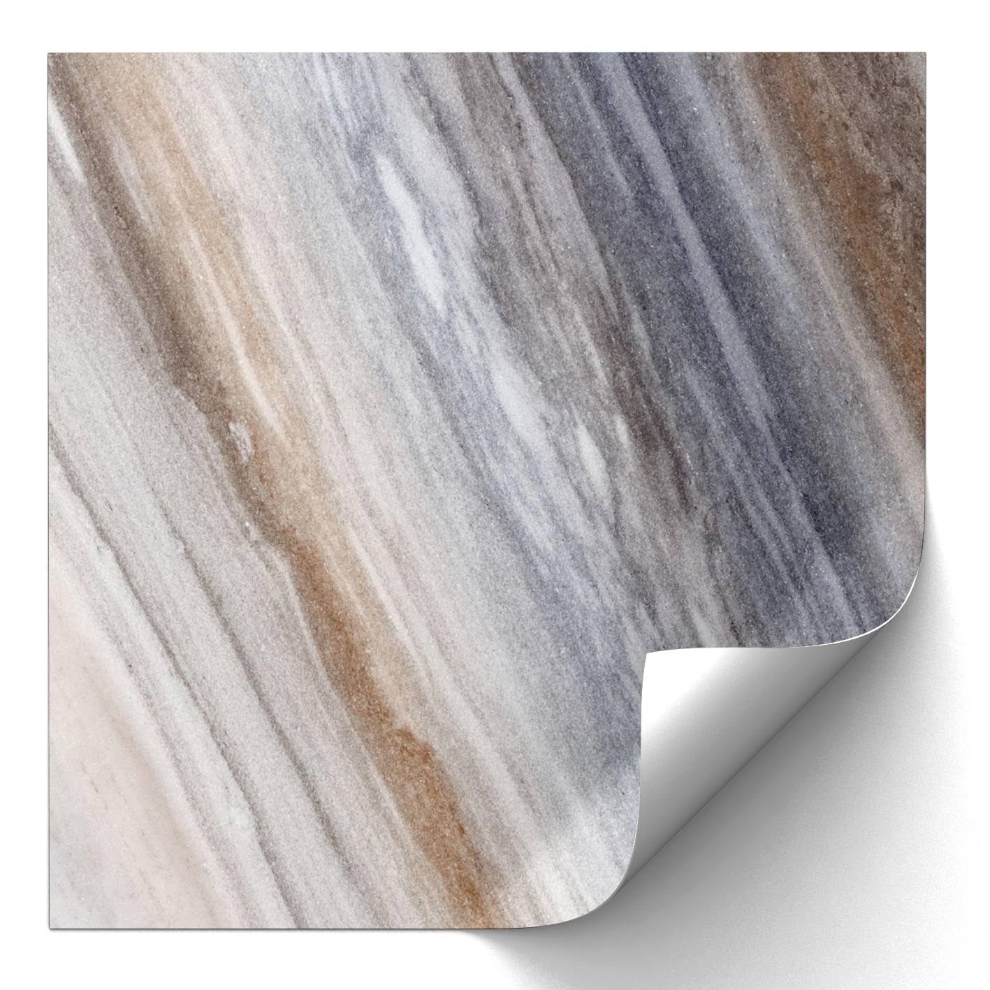 Tile Sticker - Striped Marble Design